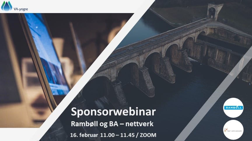 Sponsorwebinar med BA-nettverk og Rambøll
